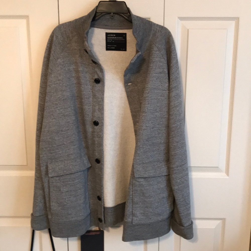J Crew Outerwear fleece. Excellent condition.  XL